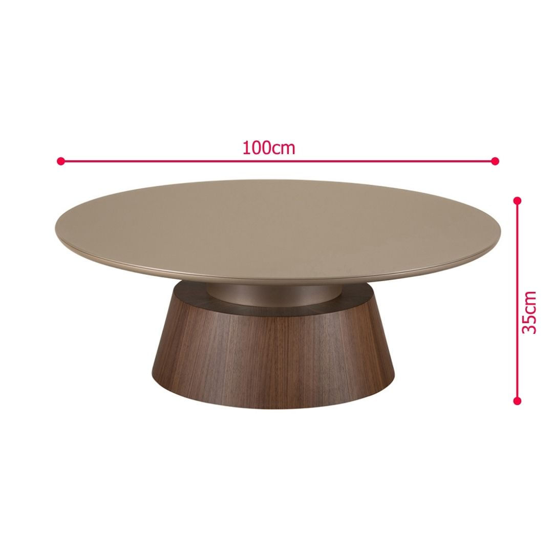 Mesa de Centro Glammy - Baixa